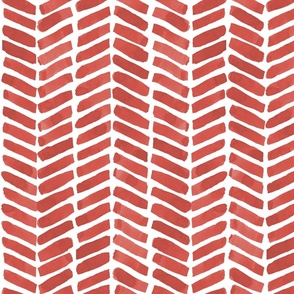 Painterly Chevron-Raspberry Blush- Benjamin Moore- 2008-30- watercolor herringbone pattern