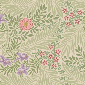 William Morris Larkspur floral