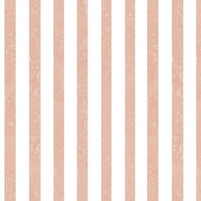 Vertical Watercolor Stripes-Conch Shell_ Blush Pink