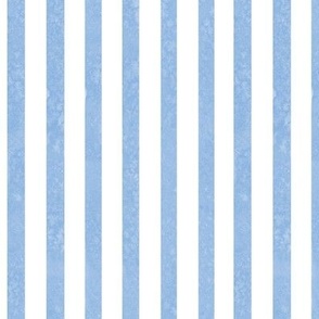 Vertical Watercolor Stripes-Light Sky Blue