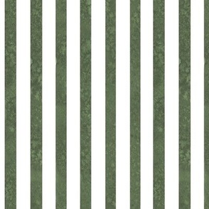 Vertical Watercolor Stripes-Moss Green