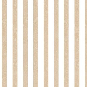 Vertical Watercolor Stripes-Neutral Sand Beige