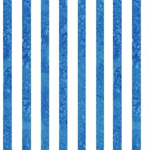 Vertical Watercolor Stripes- Deep Blue 