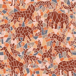Abstract Animals - Brown