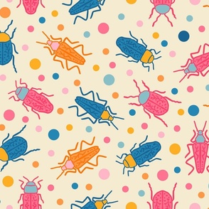 Doodle-Bugs-Confetti---L---blue-pink-yellow-orange-beige---LARGE---3600