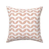 Abstract Watercolor - Whale Fin-Watercolor Geometric- Benjamin Moore- Conch Shell- Blush Pink