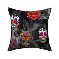 Large | Spooky Halloween Sugar Skulls