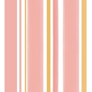 New Stripes - Pink, Yellow, White