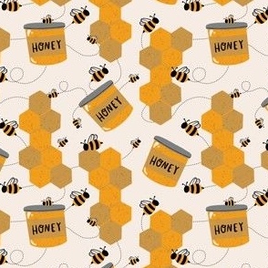 Golden Honeycomb and Busy Bees (MEDIUM)