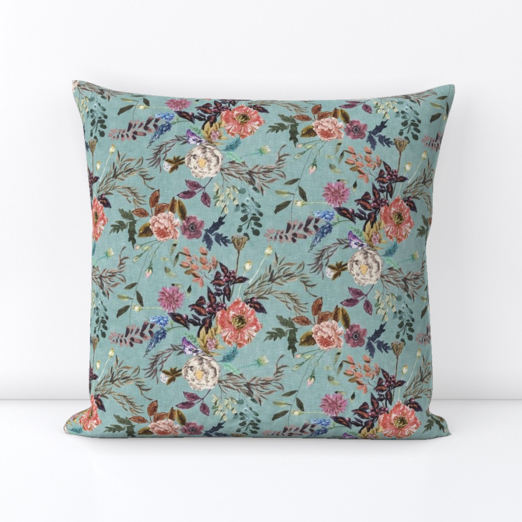 Aphrodite Floral (light blue) MED 