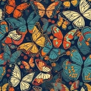 Crowd of Butterflies