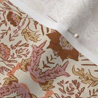 Empress Floral (rust/pink) MED 