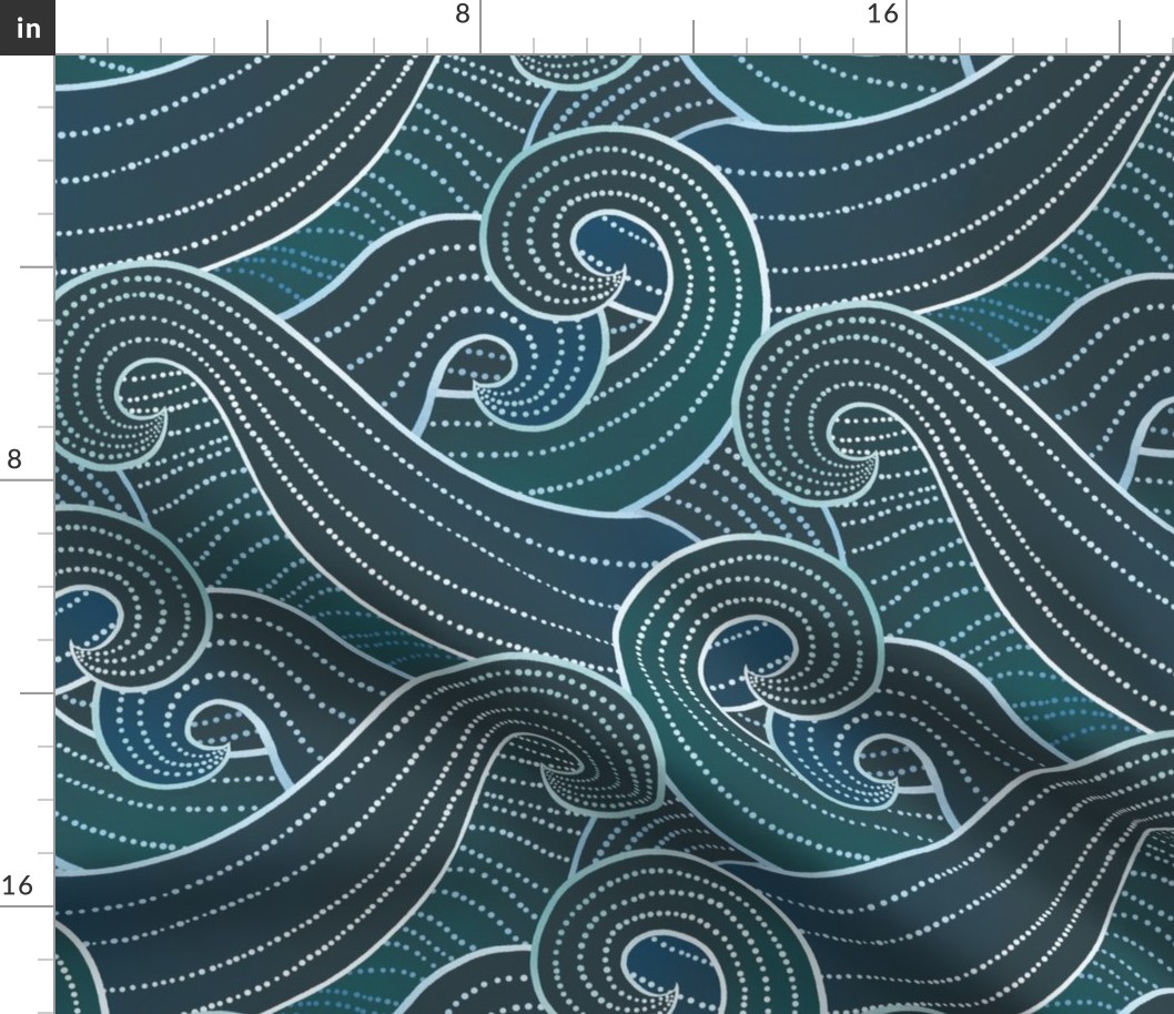 Ocean Waves and Swirls