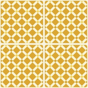 Yellow tiles texture - FABRIC