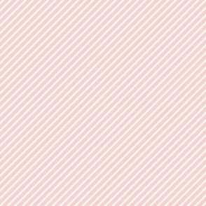 XXS - Diagonal Stripes Bubblegum Pink White