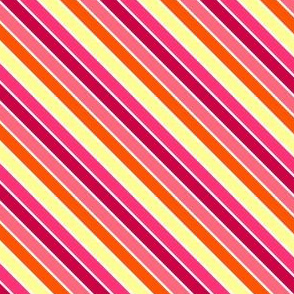 Fall'n For Pink! - Diagonal Stripes - Â© PinkSodaPop 4ComputerHeaven.com