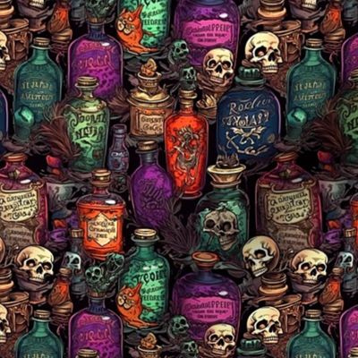 Halloween Potion Bottles 2