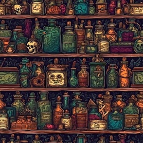 Halloween potion bottles 4