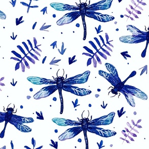 Watercolor Dragonfly Doodle Bug Design Challenge