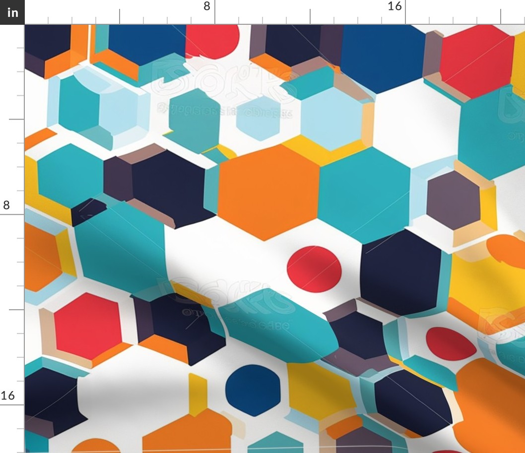 Colorful Geometry Pattern by Schapos Style Geometric1