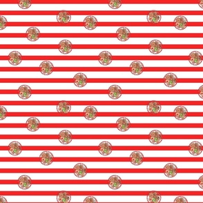 red-stripe-with-santa-cookies