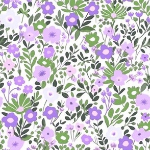 Ditsty Floral Garden, Lavender