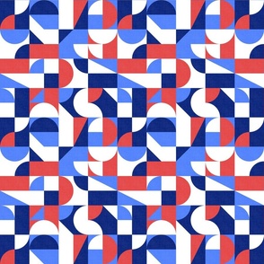 Santorini Summer - Abstract Geometry No.003 / Medium