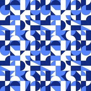 Santorini Summer - Abstract Geometry No.004 / Medium
