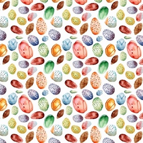 Dino eggs Colorful Geometry Pattern by Schapos Style