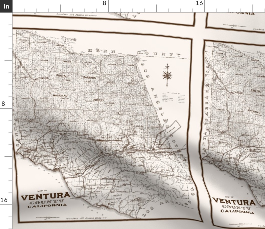 Ventura County California Map