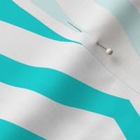 Diamond Geometric Plain - Summer Stripes - Aqua 