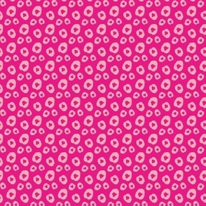 Cut out dots - pink on pink