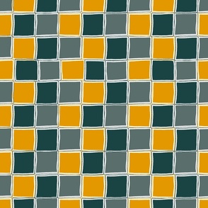 Yellow & Green Squares