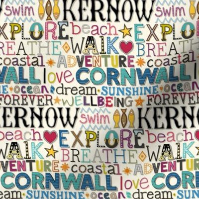 CORNWALL typography small