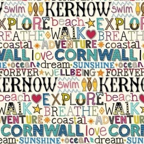 CORNWALL typography small