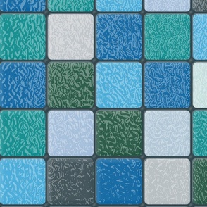 Ultra steady stained glass tiles
