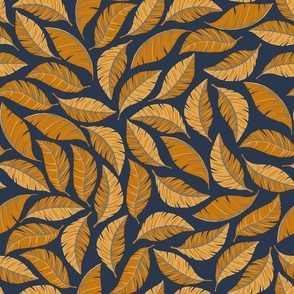 Orange leaves