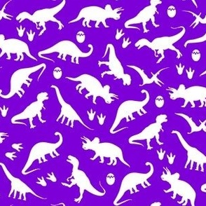 dinosaurs on purple (medium)