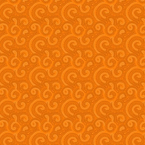 Orange Swirls