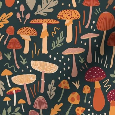 Rustic Mushroom Magic 15" (Medium)