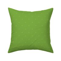 Solid Crescent Polka Dot Pattern - Sour Apple Light Green and Apple Crisp Medium Green Medium Scale