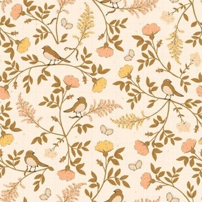 Country Garden small (9" repeat)
