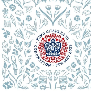 King Charles Royal Coronation Tea Towel