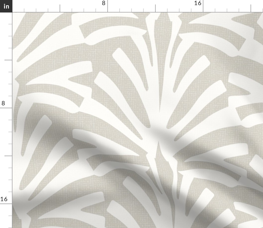 Abstract Zebra Moth french grey white XL 24 curtain duvet scale by Pippa Shaw