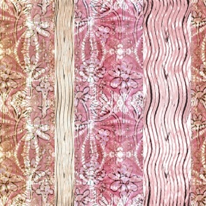 pattern clash batik pink