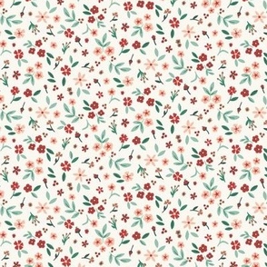 Hoilday Floral_Small_Cream-red_Hufton Studio