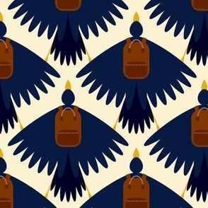 Let’s pack our bags and fly away - Dark Navy Blue
