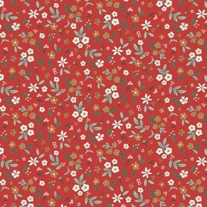 Hoilday Floral_Small_Red Lava_Hufton Studio