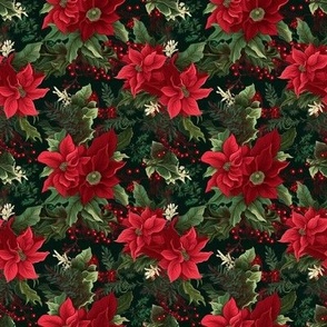 Red Poinsettias