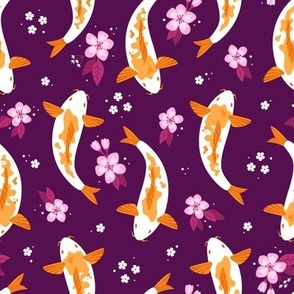 Swimming Koi (Orange)